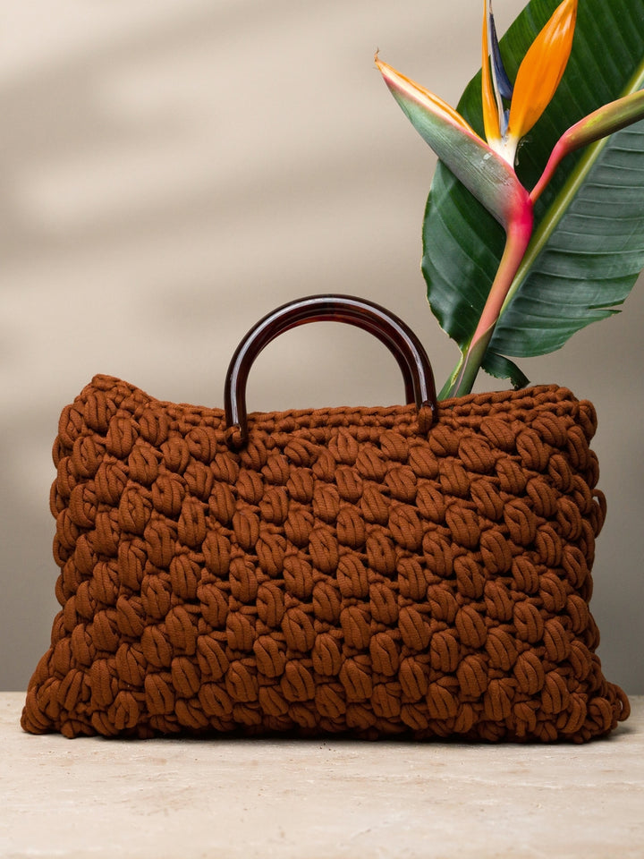 Haakpakket The Tube tas met noppen