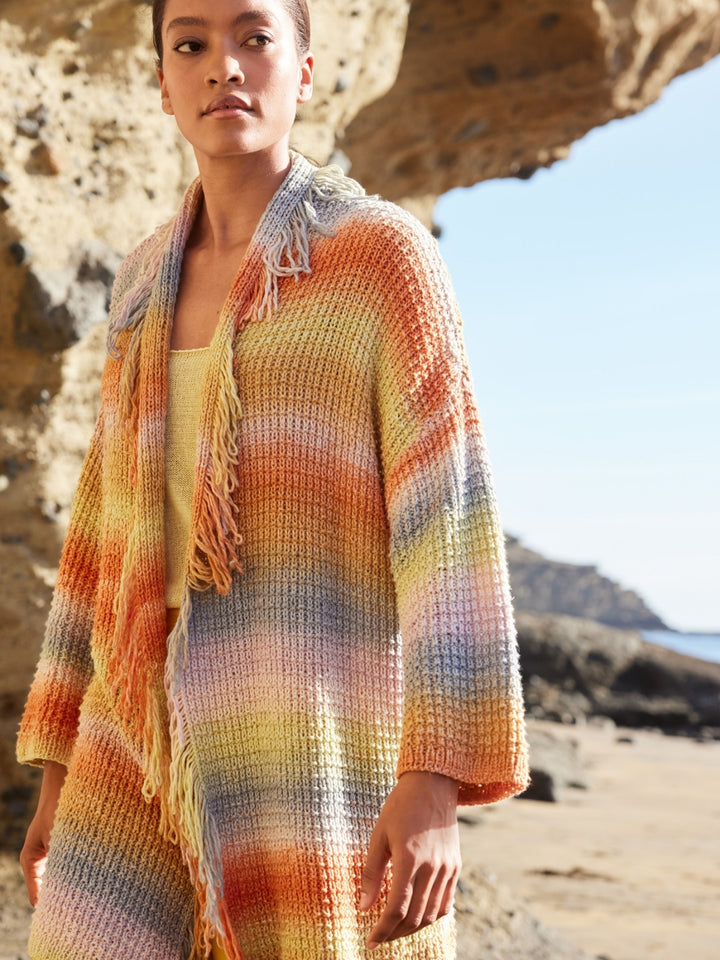 Breipakket Cotonella vest met franjes