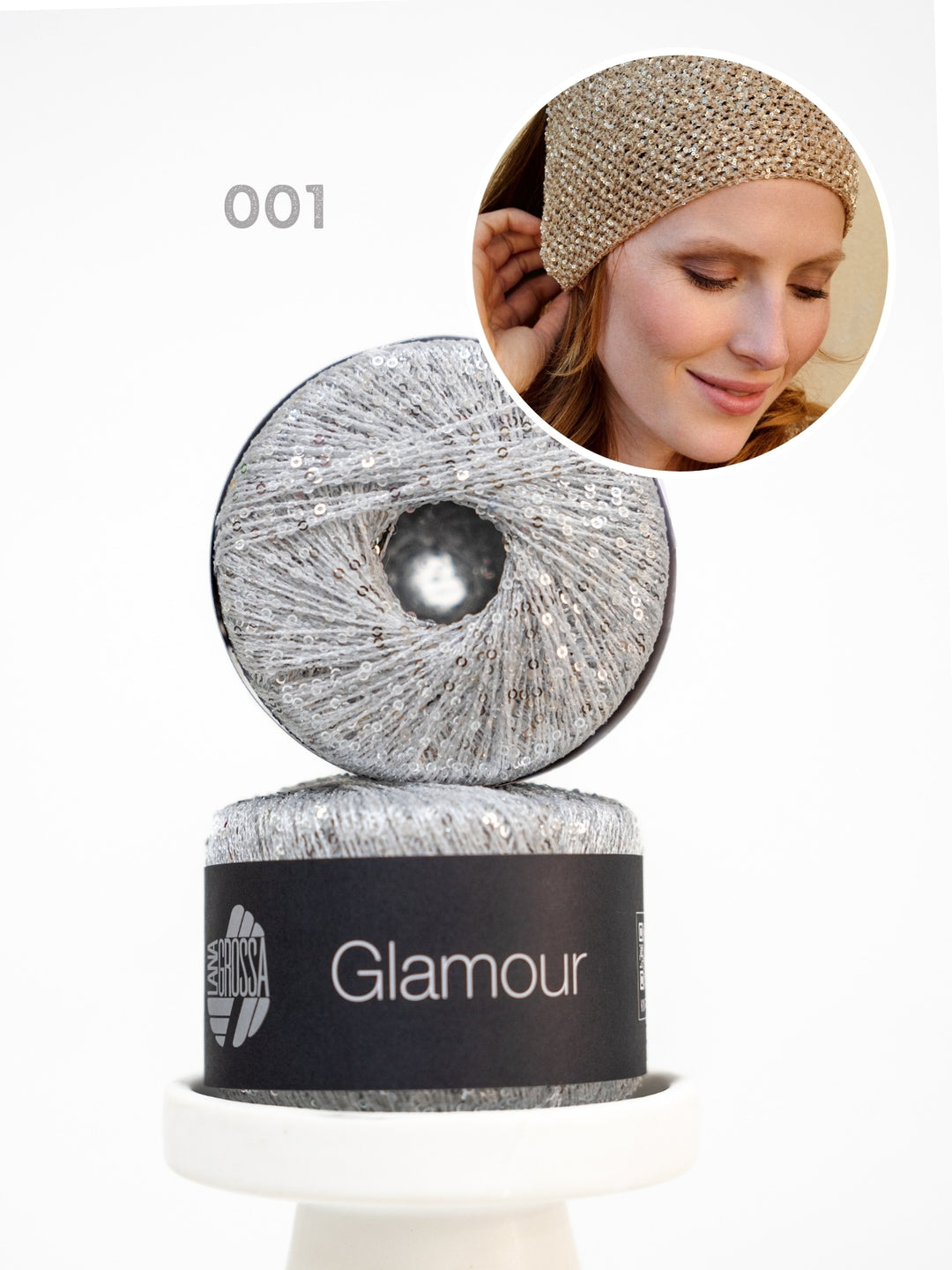 Haakpakket Glamour hoofddoek