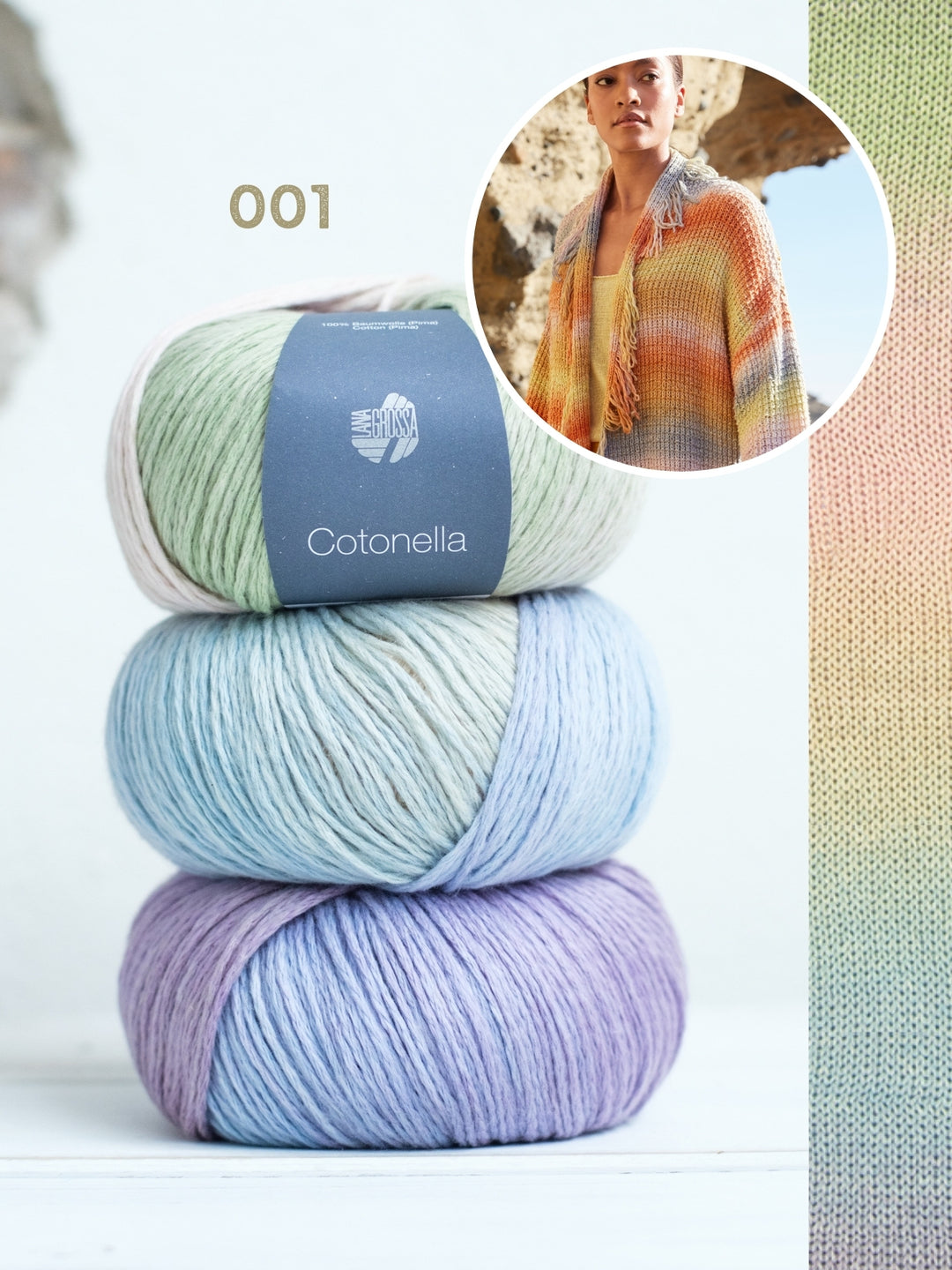 Breipakket Cotonella vest met franjes