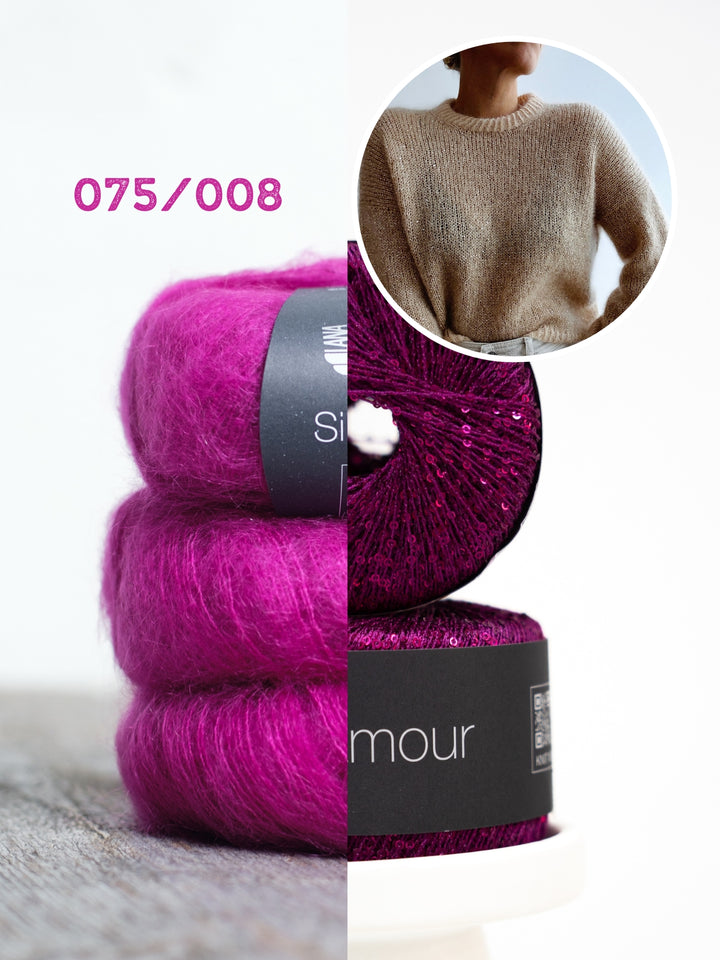 Breipakket Odette Sweater - Engels- & Duitstalig - Kolibri by Johanna