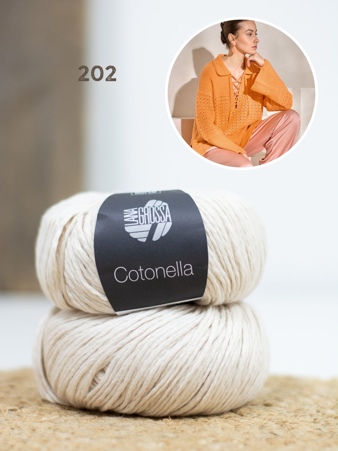 Brei- en haakpakket Cotonella trui
