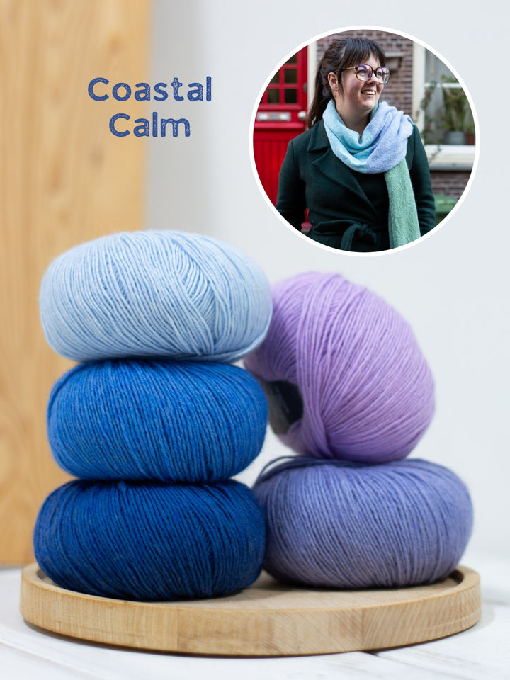 Breipakket Ecopuno Colorblock sjaal