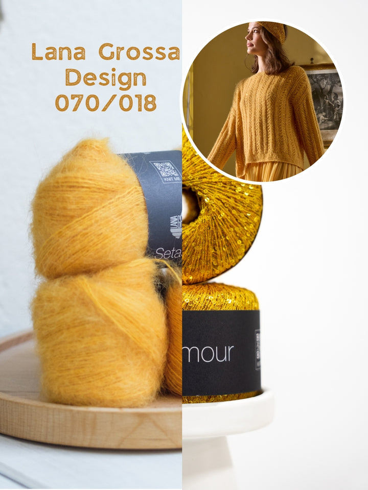 Breipakket Setasuri Glamour trui met kantpatroon