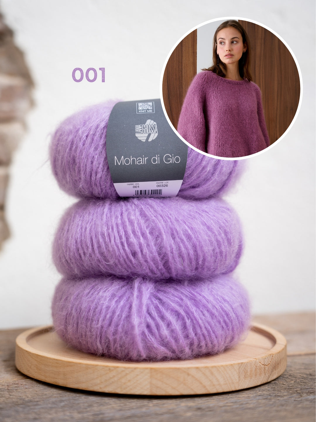 Breipakket Mohair Di Gio trui