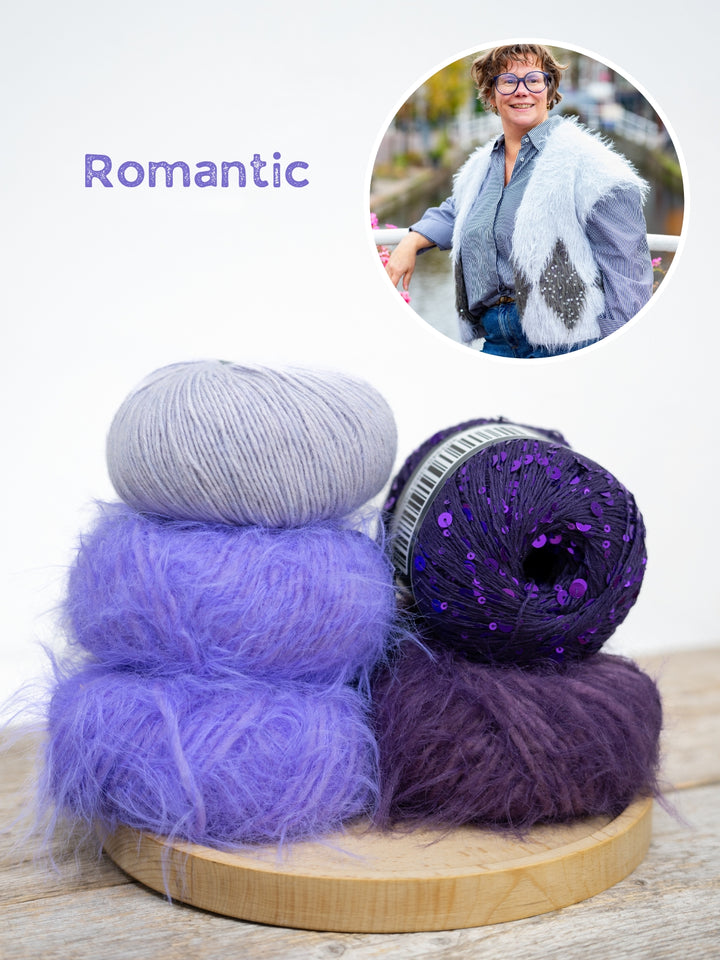 Breipakket Ecopuno Basta Cosmo gilet met ruiten