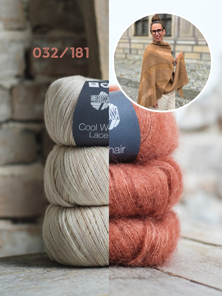 Breipakket sjaal Elua - Joél Joél