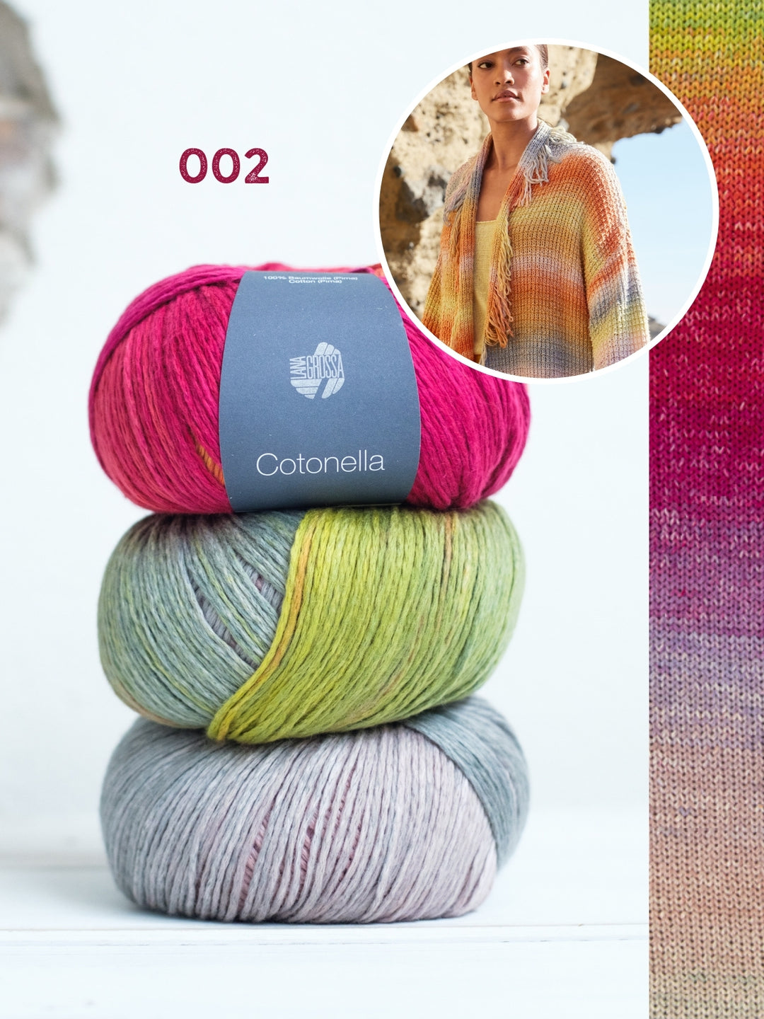 Breipakket Cotonella vest met franjes