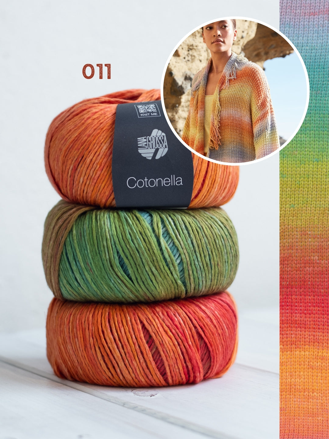 Breipakket Cotonella vest met franjes