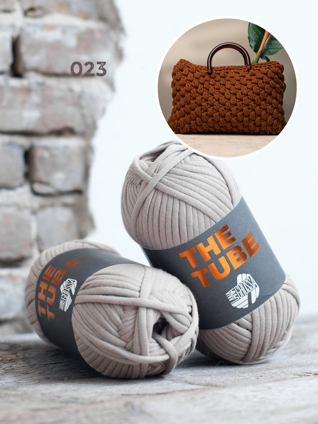 Haakpakket The Tube tas met noppen