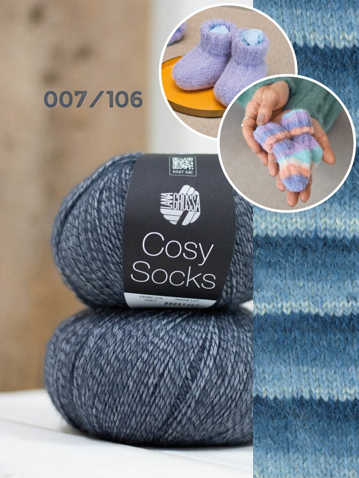 Breipakket Cosy Socks set babysokken/schoenen