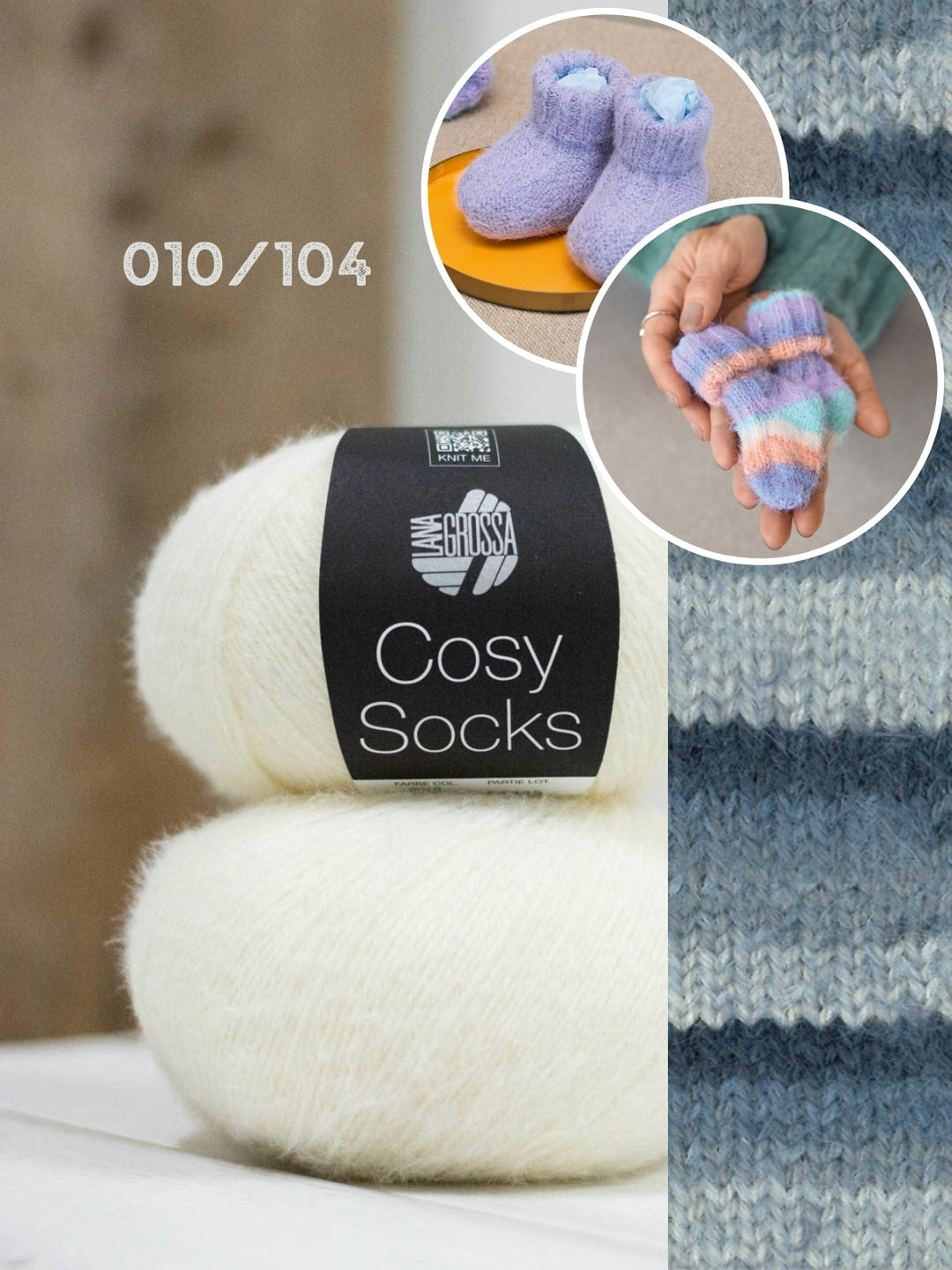 Breipakket Cosy Socks set babysokken/schoenen