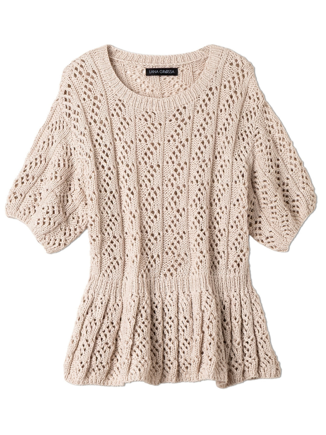 Breipakket Cotonella shirt met ajourpatroon