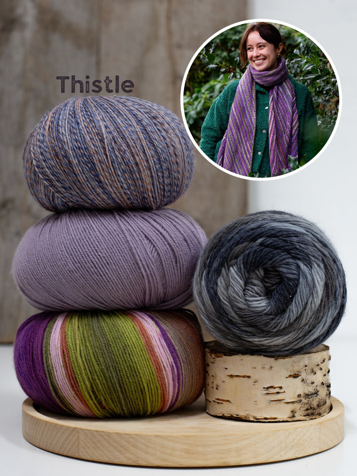 Tunisch haakpakket Lavender Scarf - Studio Hook & Yarn