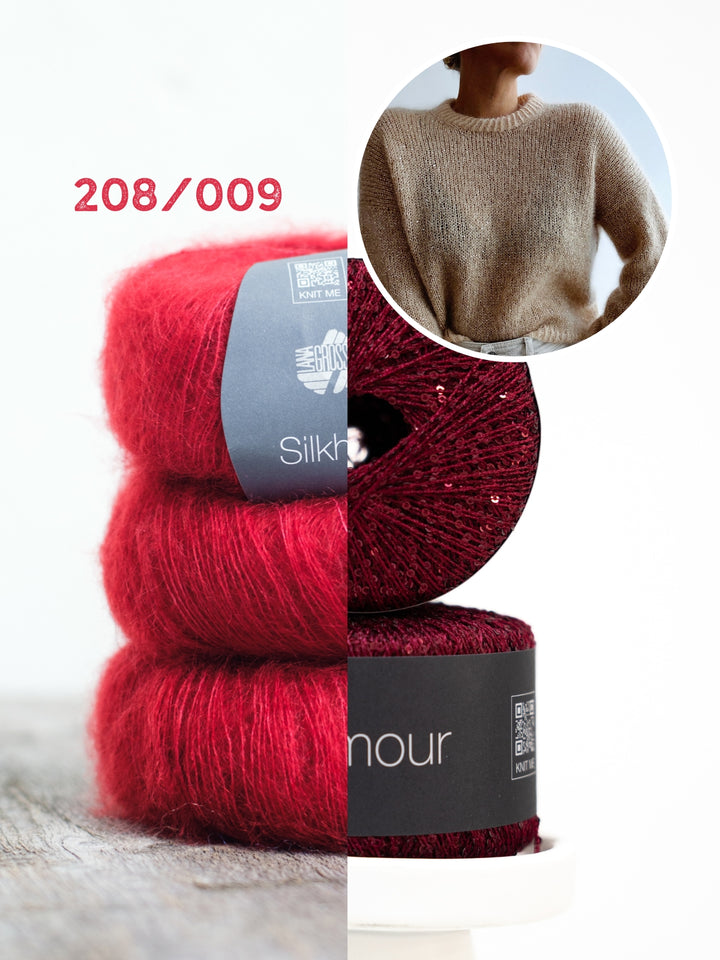 Breipakket Odette Sweater - Engels- & Duitstalig - Kolibri by Johanna