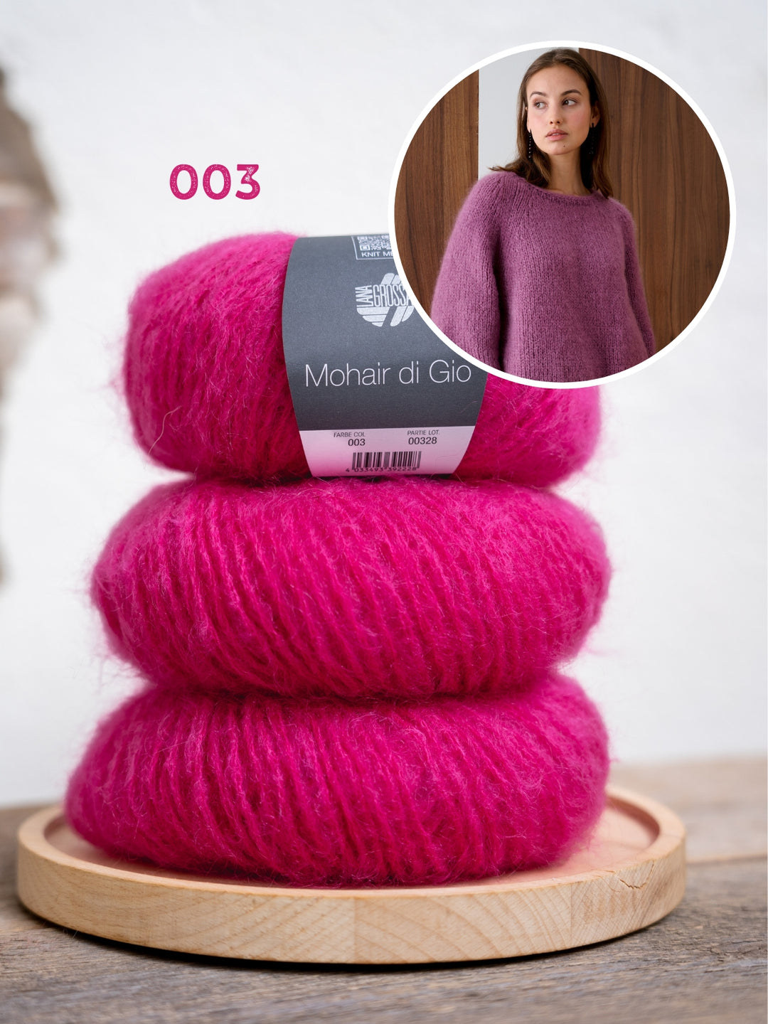 Breipakket Mohair Di Gio trui