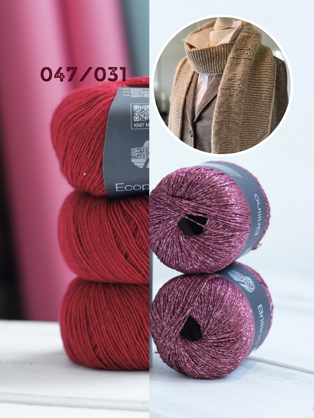 Breipakket Lizas Schal Tiny Trees