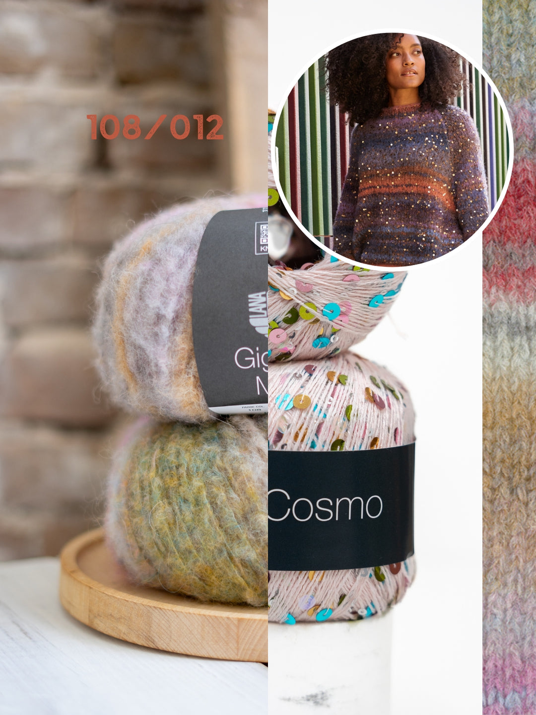 Breipakket Gigante Multi Cosmo oversized trui