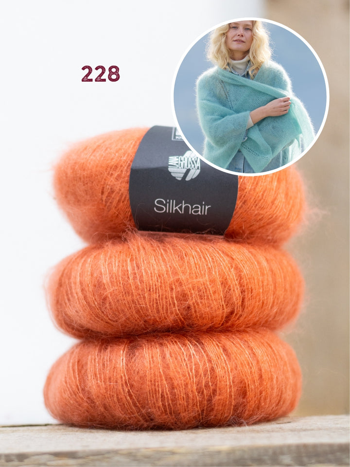 Breipakket Silkhair stola
