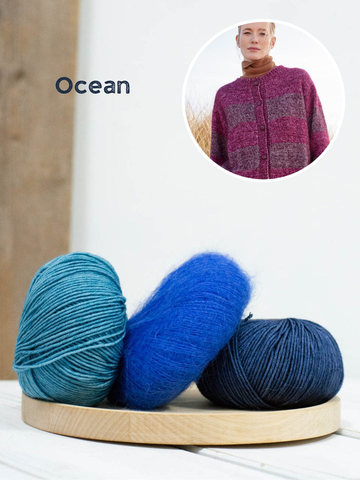 Breipakket Cool Wool Vintage Silkhair strepenvest