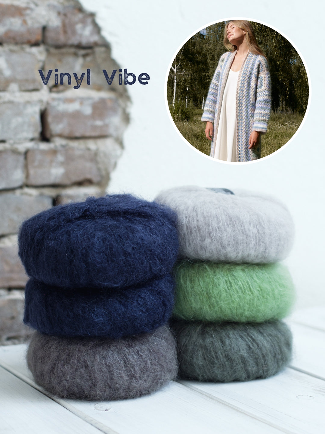 Haakpakket Mohair Moda granny mantel