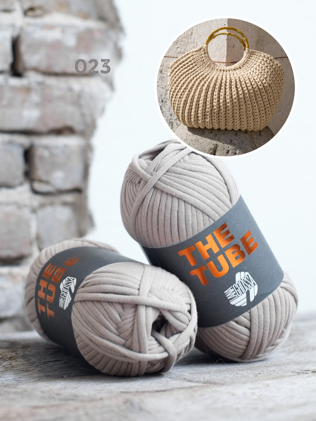 Haakpakket The Tube ronde shopper