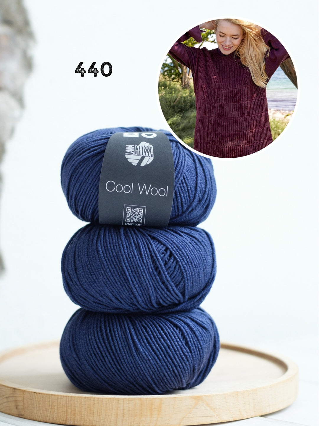 Breipakket Cool Wool spencer in halve patentsteek