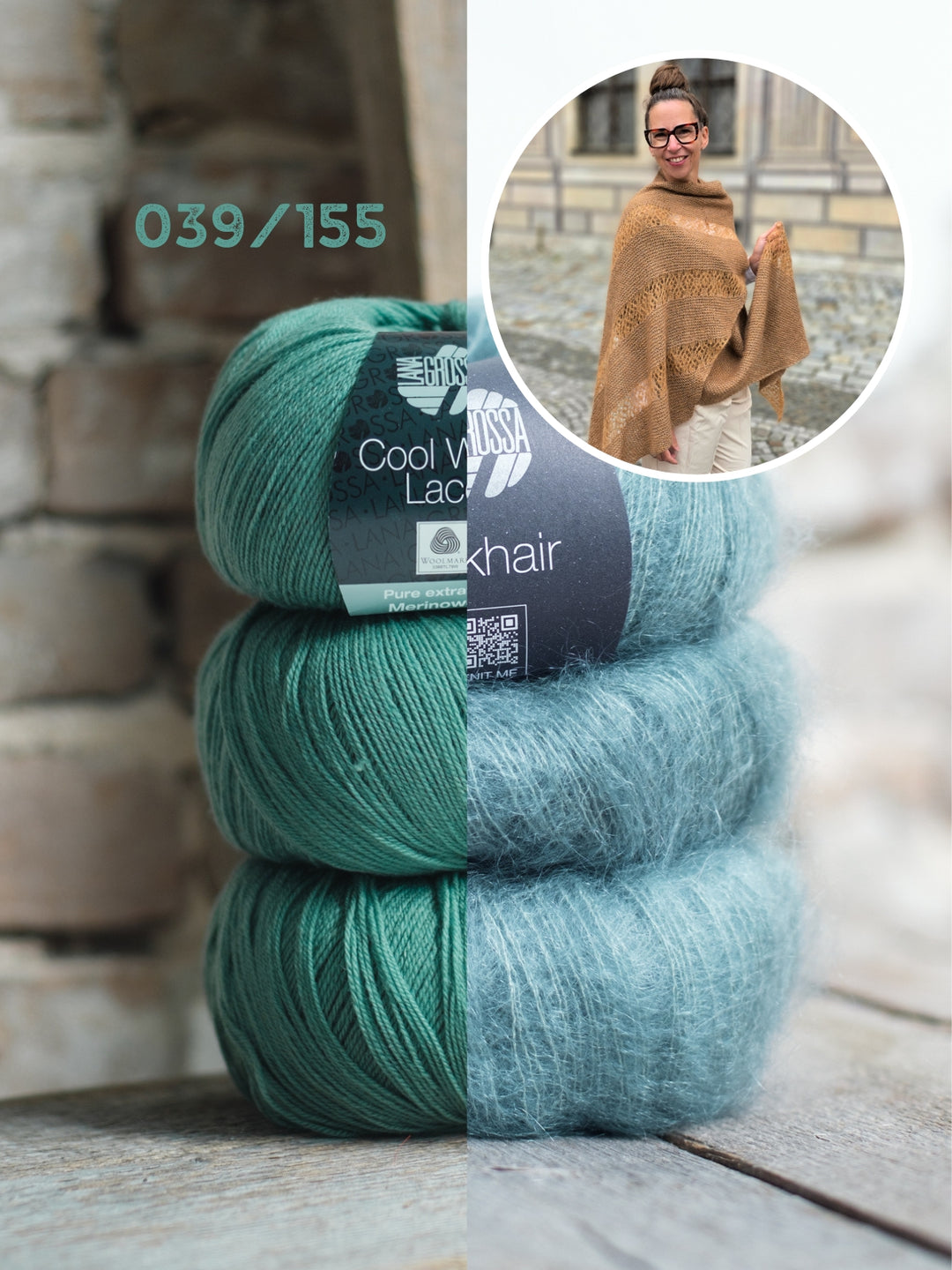 Breipakket sjaal Elua - Joél Joél