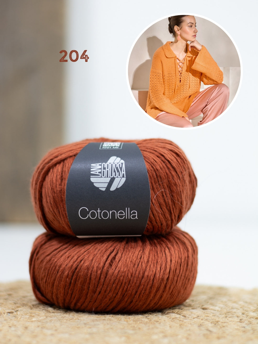 Brei- en haakpakket Cotonella trui
