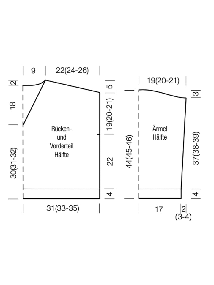 Breipakket Cotonella trui met streepjes