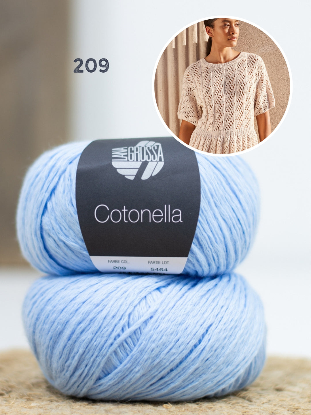 Breipakket Cotonella shirt met ajourpatroon