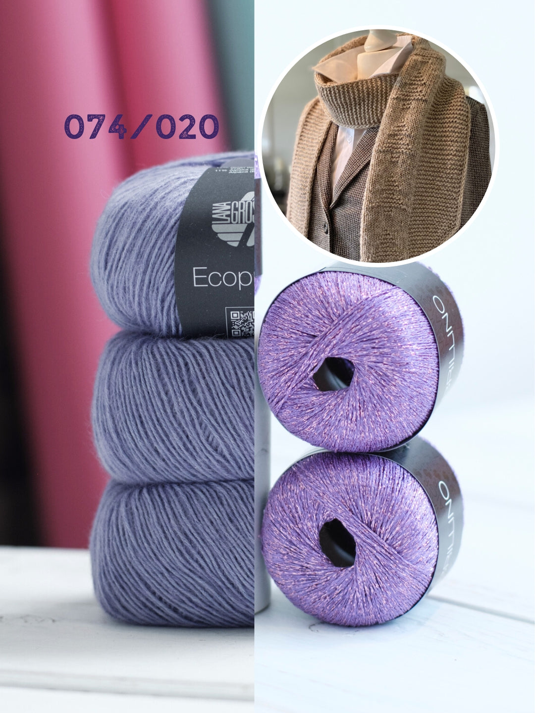 Breipakket Lizas Schal Tiny Trees