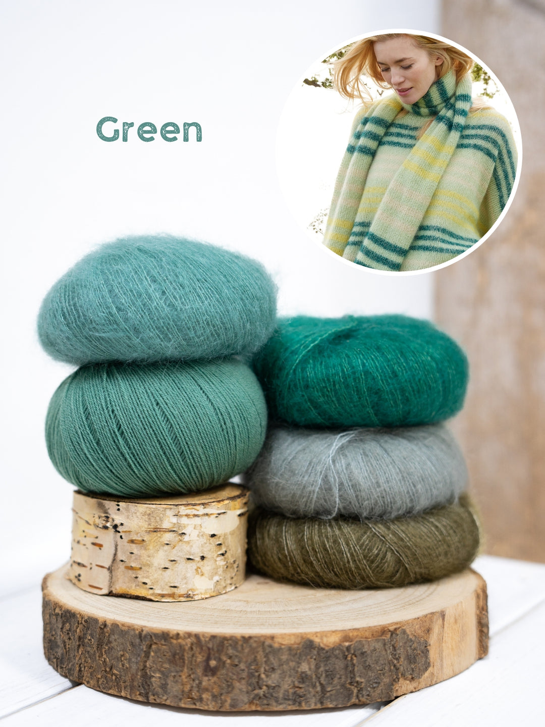 Breipakket Cool Wool Lace Silkhair strepentrui