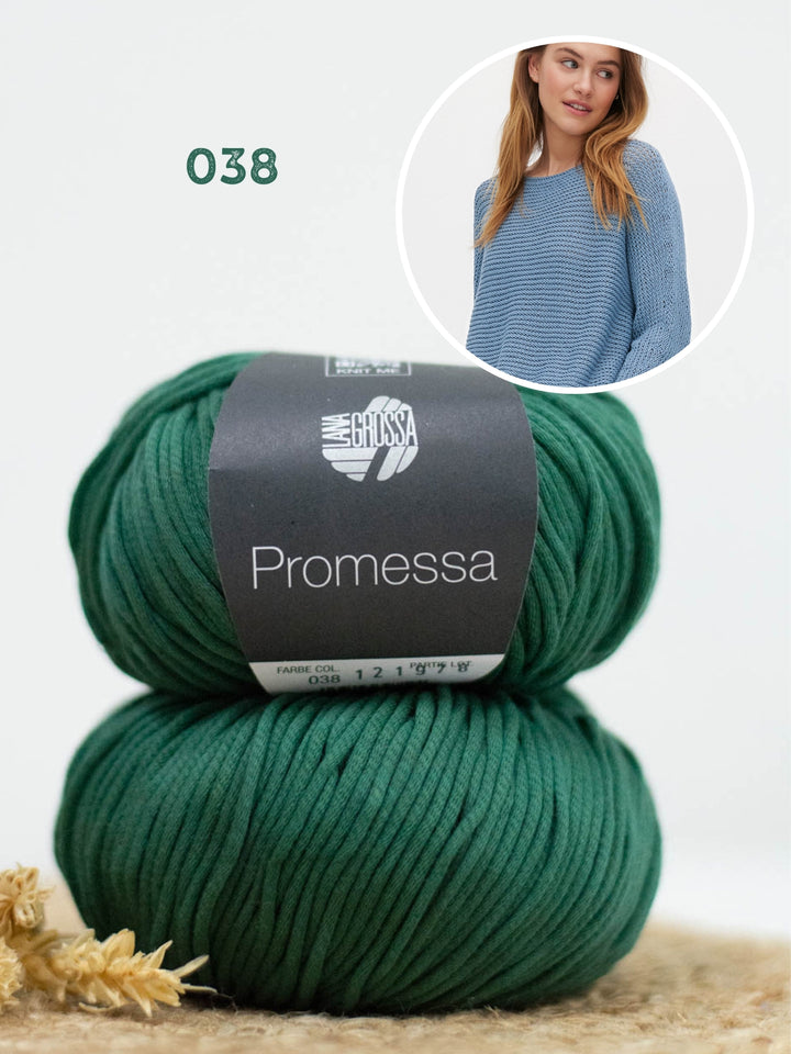 Breipakket Promessa pullover in ribbelpatroon