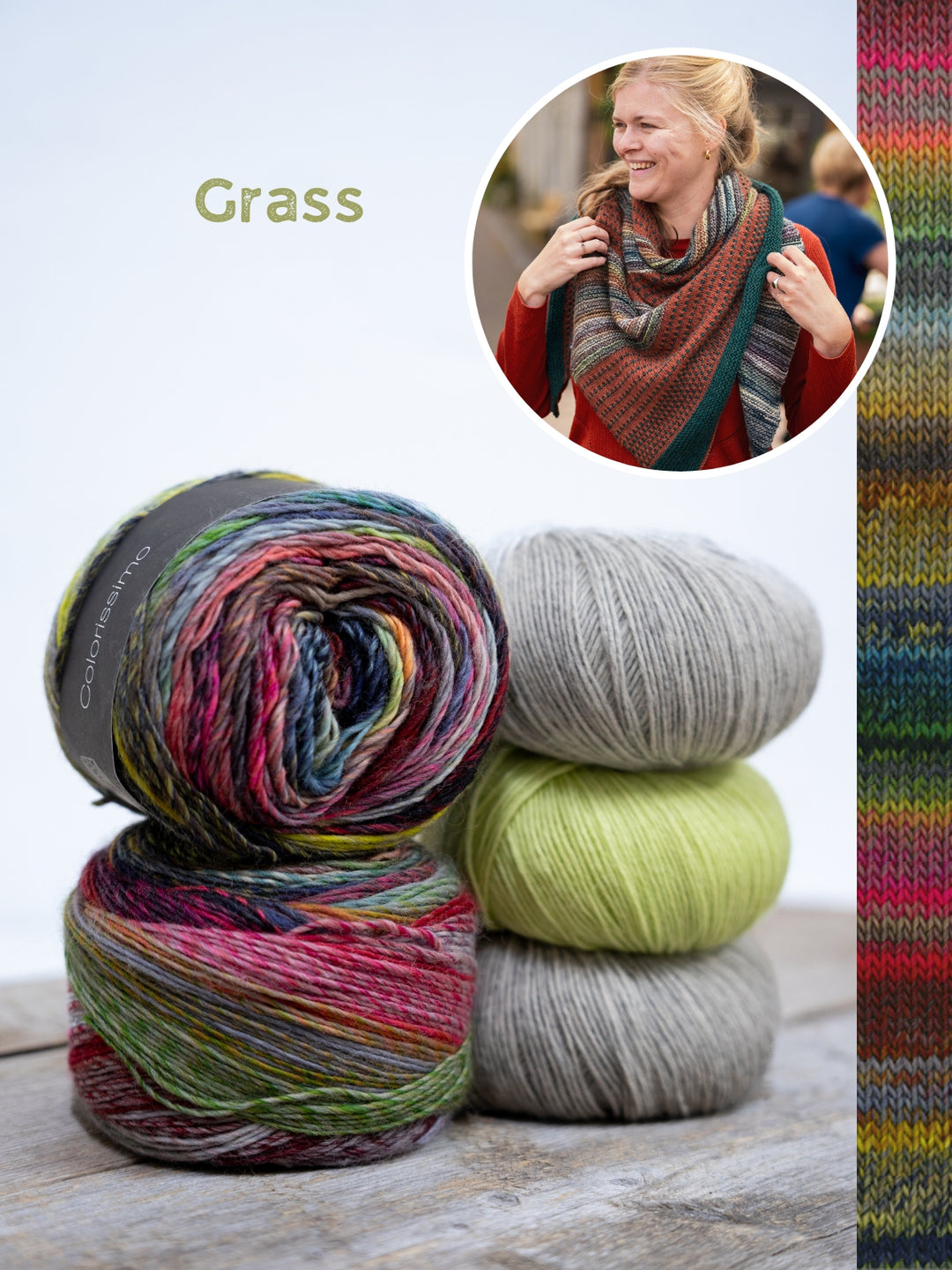 Breipakket Lizas Tuch Polka Dots Colorissimo