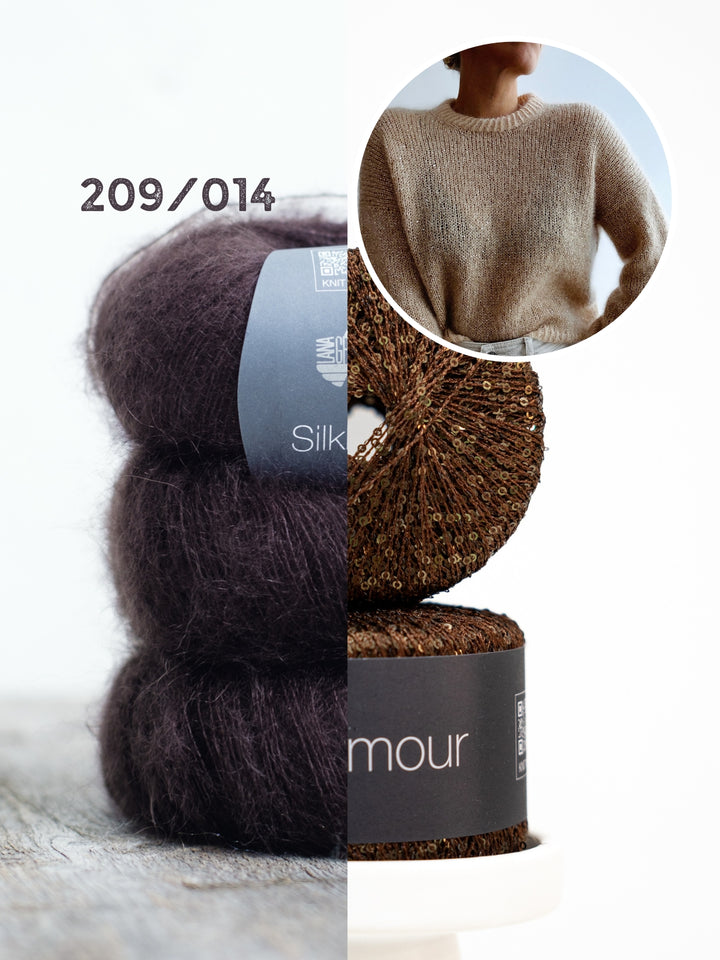 Breipakket Odette Sweater - Engels- & Duitstalig - Kolibri by Johanna