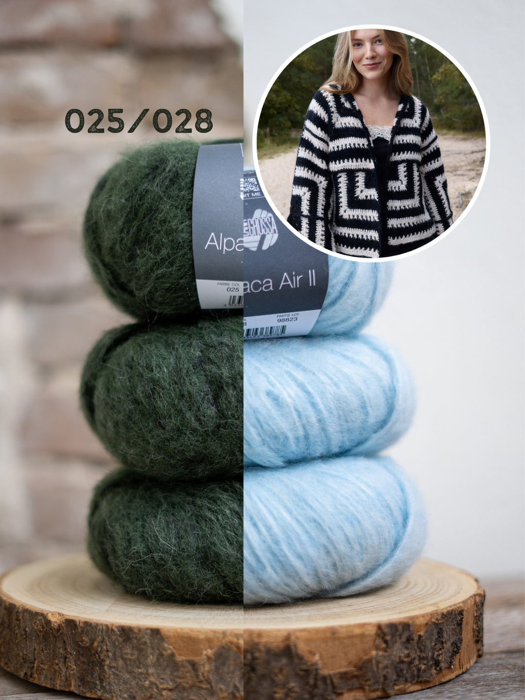 Haakpakket Alpaca Air II granny vest