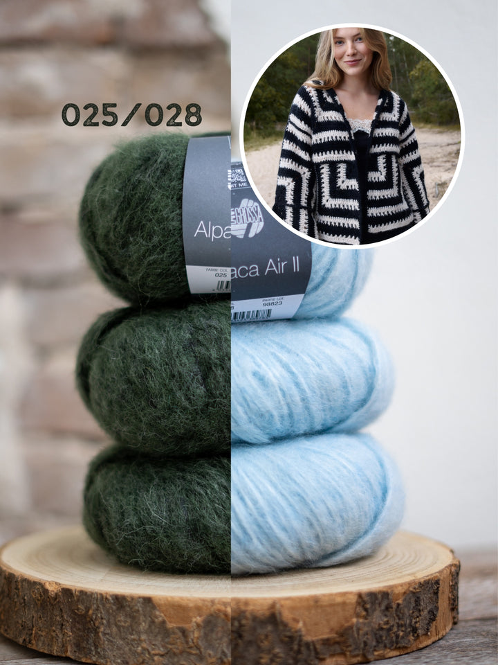 Haakpakket Alpaca Air II granny vest