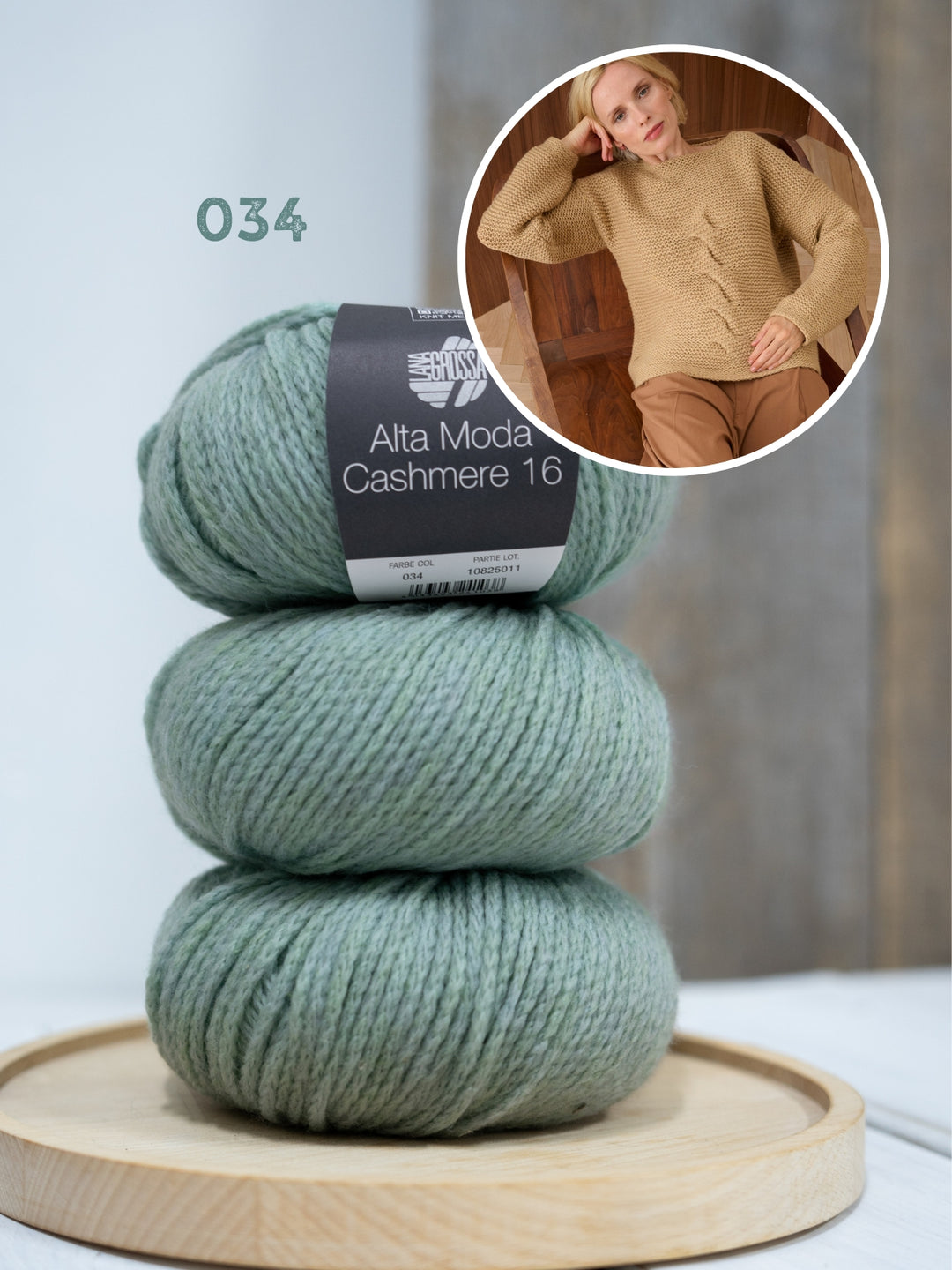 Breipakket Alta Moda Cashmere 16 trui met kabels