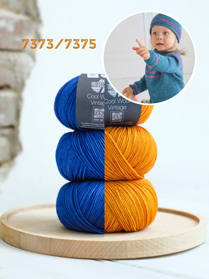 Breipakket Cool Wool Vintage trui + muts