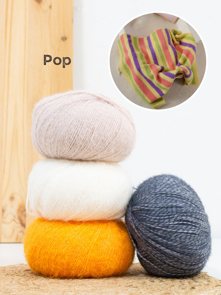 Haakpakket Cosy Socks gestreept babydeken