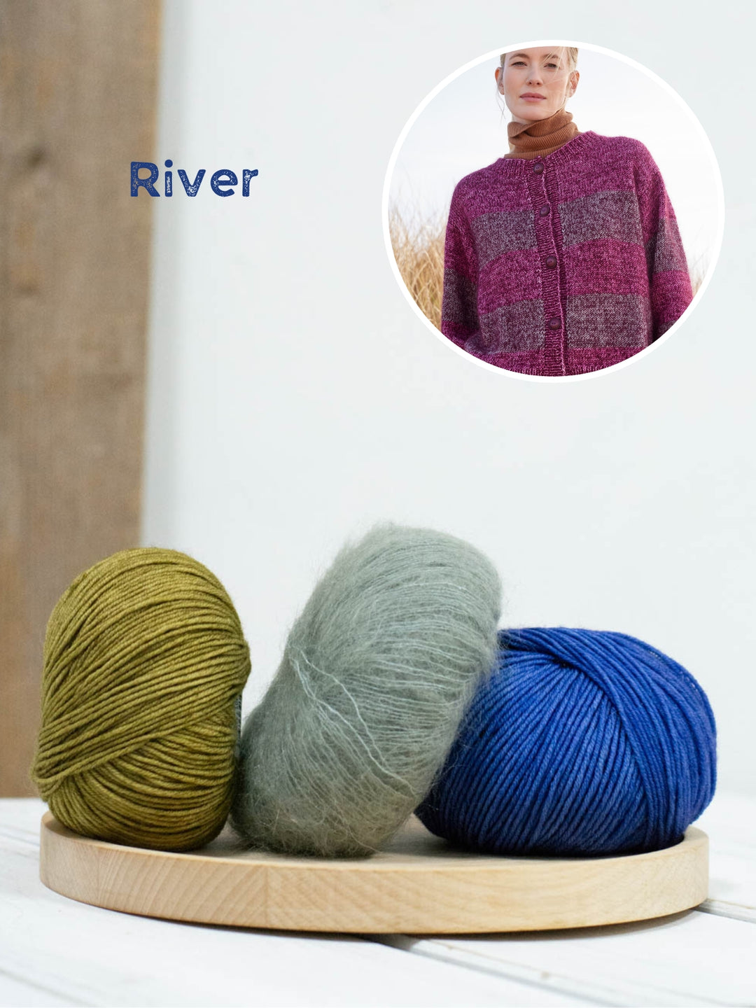 Breipakket Cool Wool Vintage Silkhair strepenvest