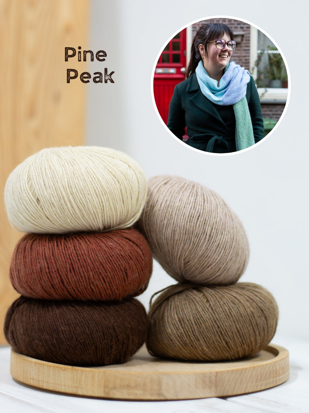 Breipakket Ecopuno Colorblock sjaal