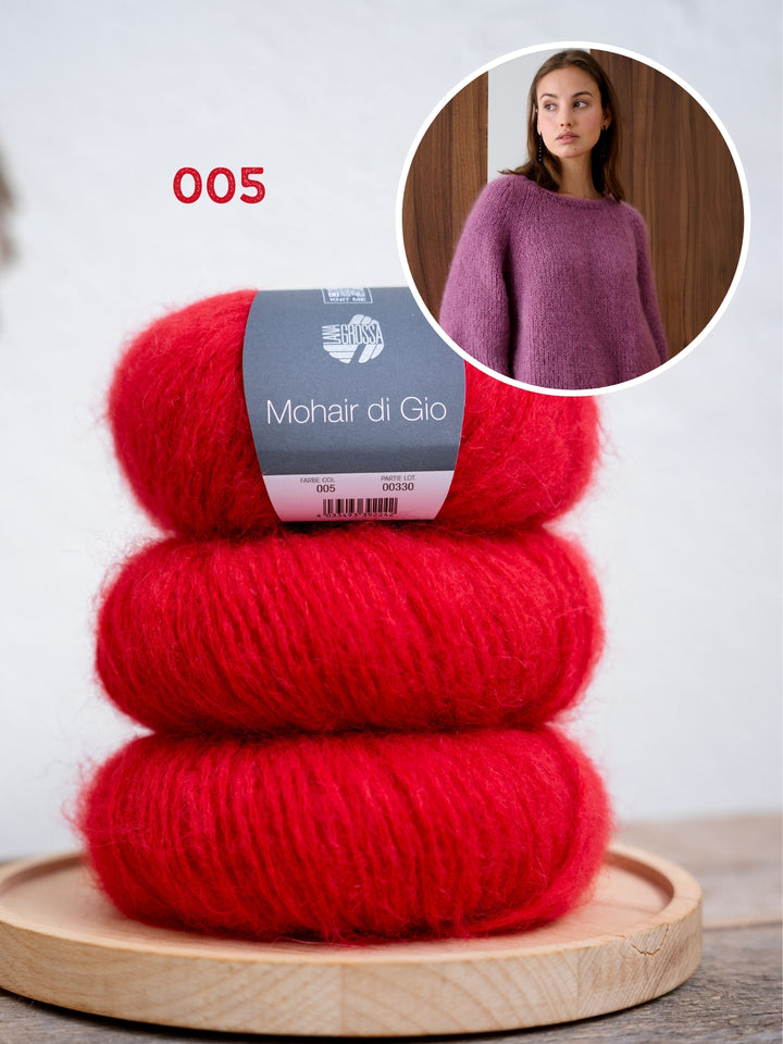 Breipakket Mohair Di Gio trui
