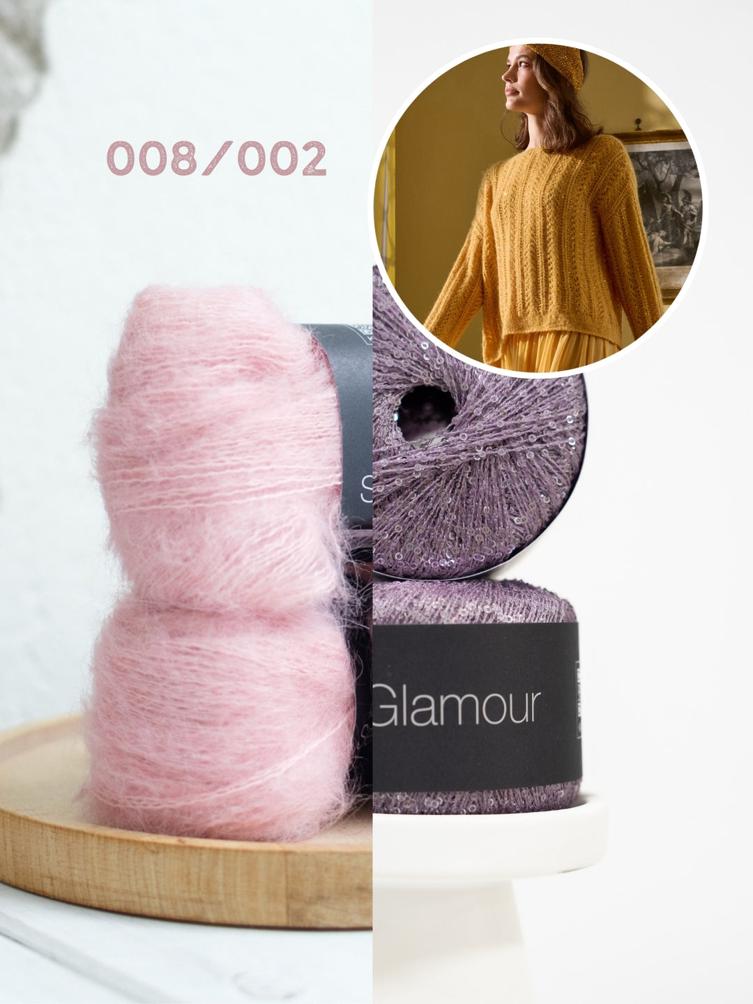 Breipakket Setasuri Glamour trui met kantpatroon