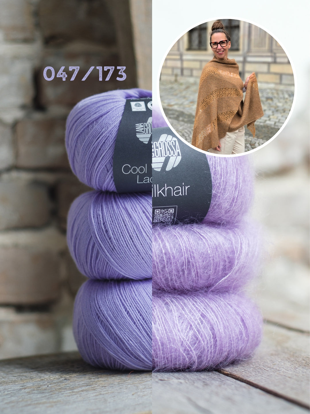 Breipakket sjaal Elua - Joél Joél