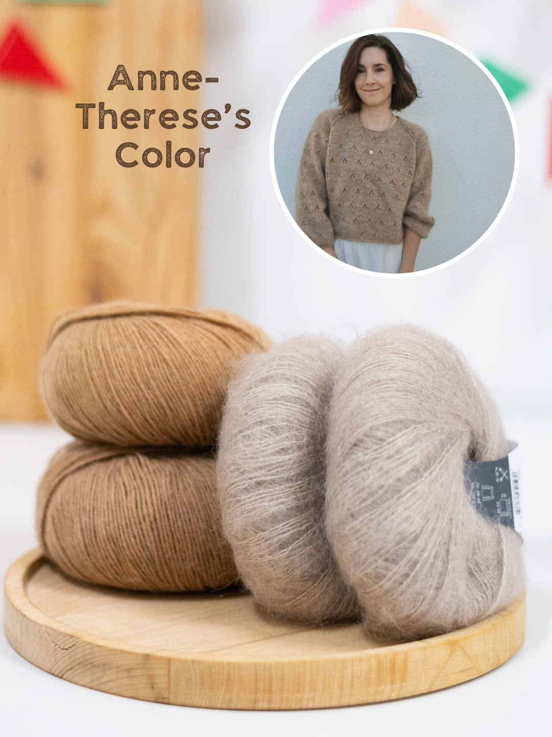 Breipakket Lillie Sweater - Kolibri by Johanna