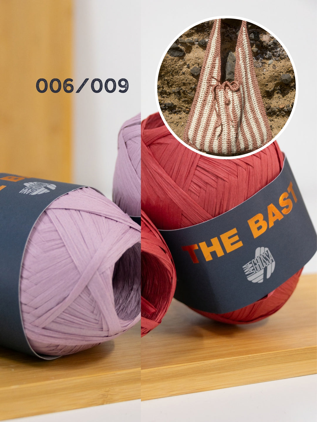 Haakpakket The Bast gestreepte shopper
