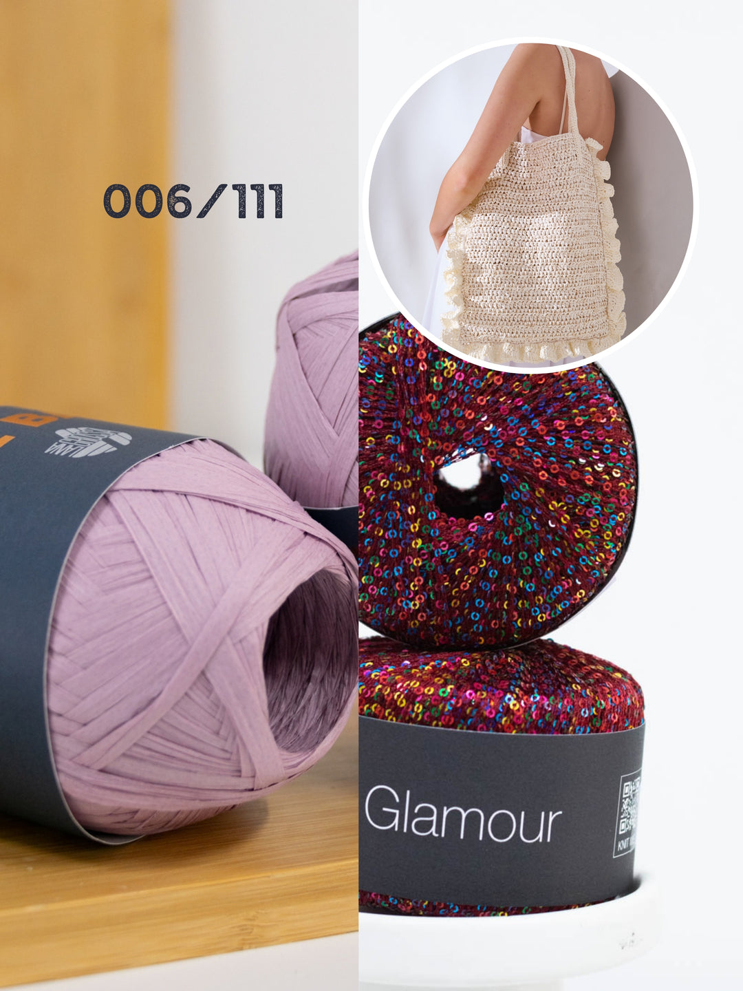 Haakpakket The Bast Glamour tas met ruches