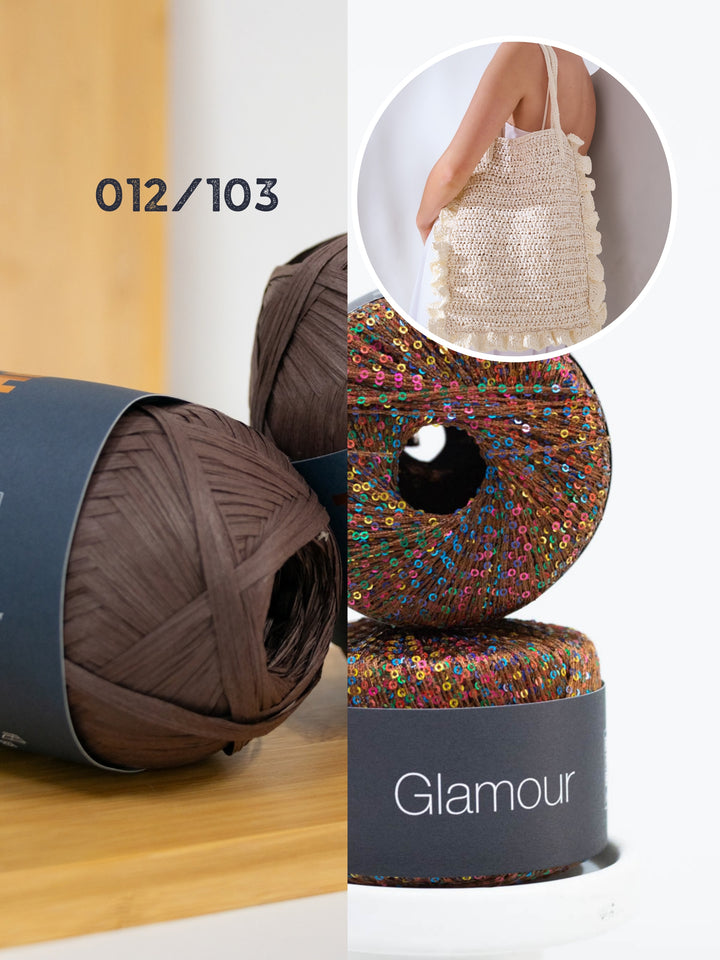 Haakpakket The Bast Glamour tas met ruches